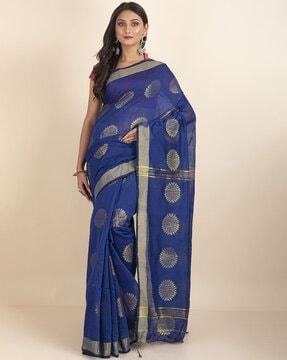 anirban chakra saree with floral design and multiple vibrant colors traditional saree