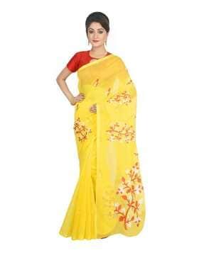 anirban gach saree with various and multiple vibrant colors traditional saree