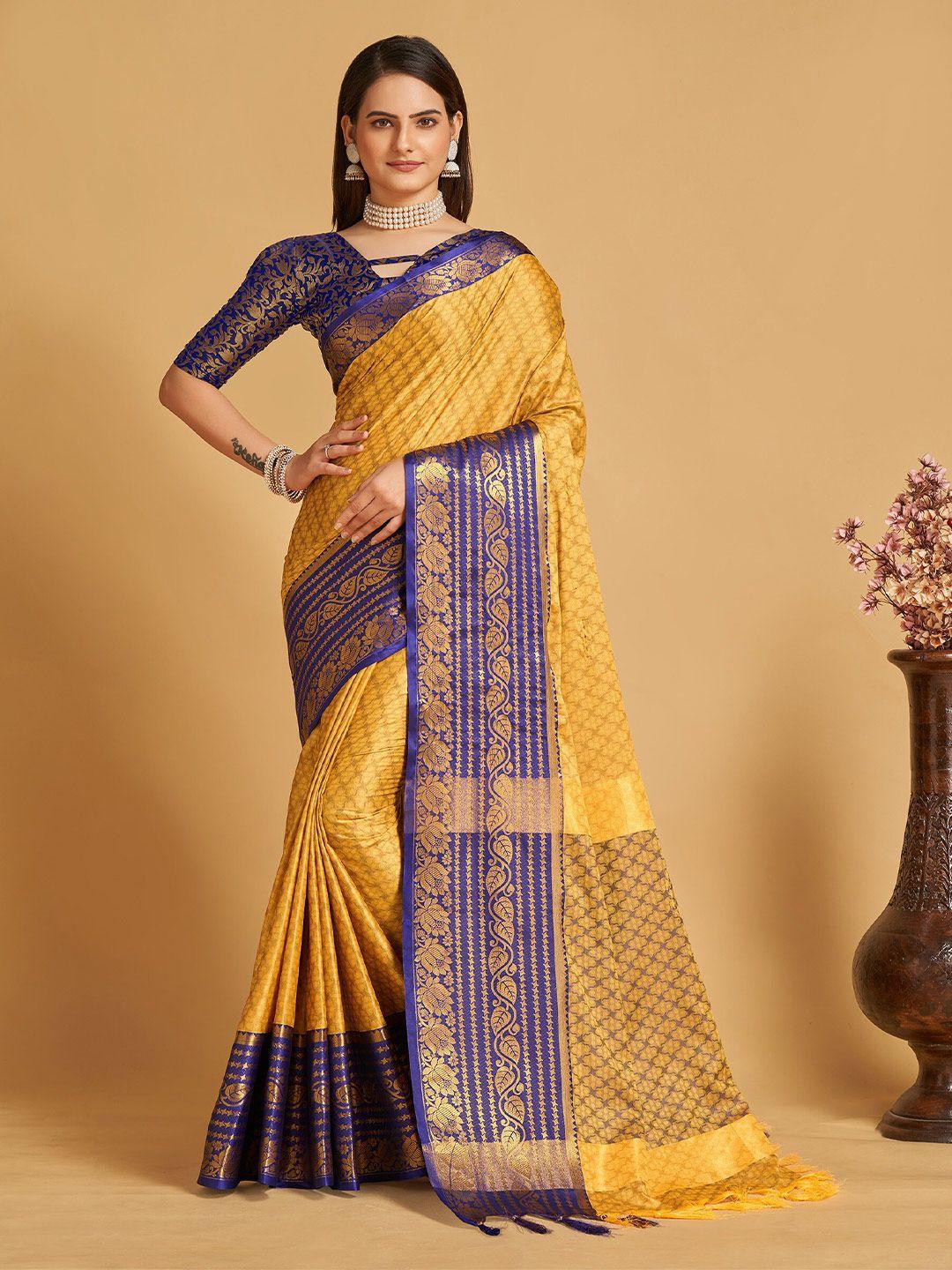 anjaneya sarees ethnic motifs woven design zari saree