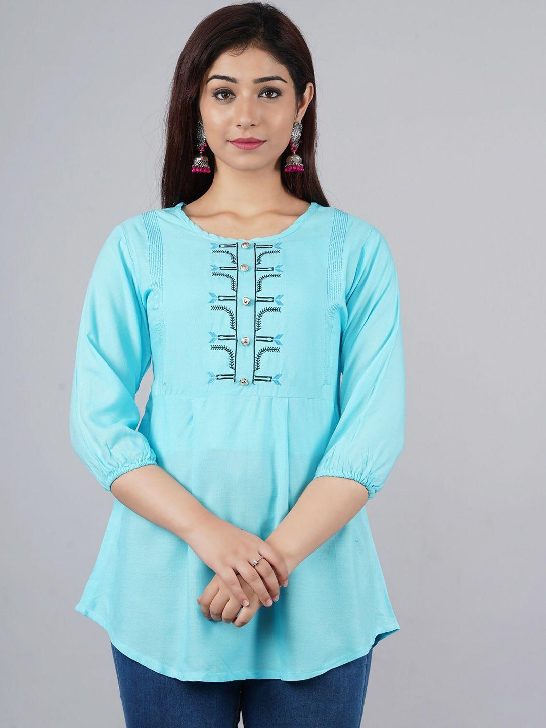 anjaya women thread work kurta