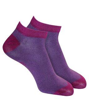 ankle-length cotton socks