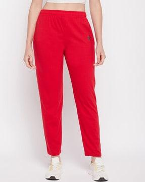 ankle-length track pants