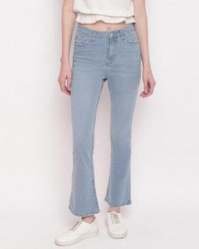 ankle length bootcut jeans