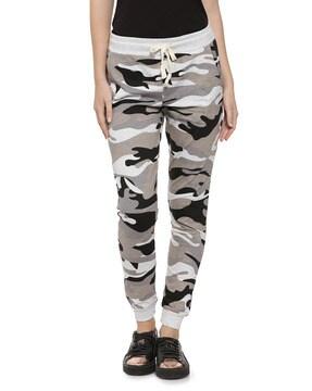 ankle-length camouflage jogger pant