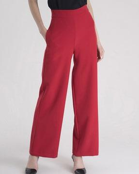 ankle-length culottes with insert pockets