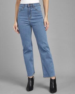 ankle length flared jeans