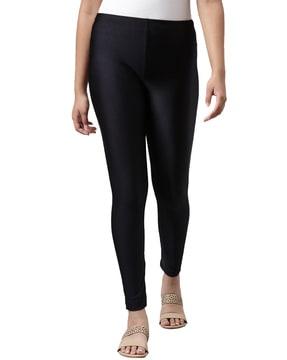ankle length leggings with elasticated waistband