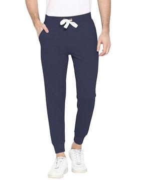 ankle length mid-rise joggers