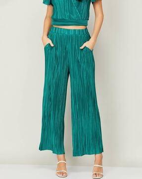 ankle-length palazzos with insert pockets