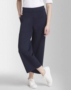 ankle length relaxed fit culottes