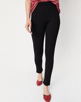 ankle-length relaxed fit pants