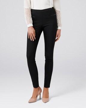 ankle length skinny fit pants