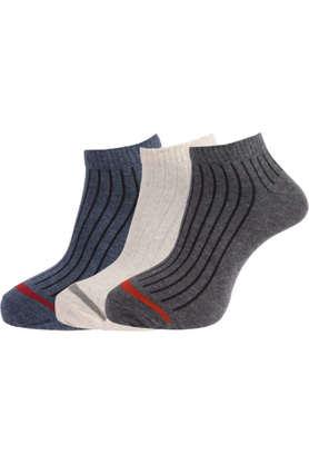 ankle length socks for men (pack of 3) in assorted color - multi