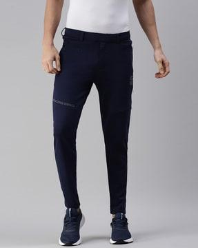ankle length straight track pant