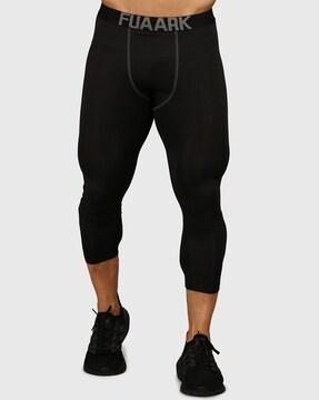 ankle length straight track pants