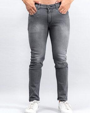 ankle-length streachable jeans