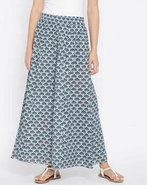 ankle length wide leg palazzos