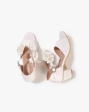 ankle-strap block heeled sandals