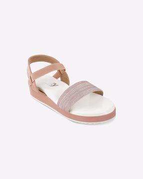 ankle-strap slip-on sandals