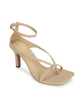 ankle-strap stilettos with buckle fastening