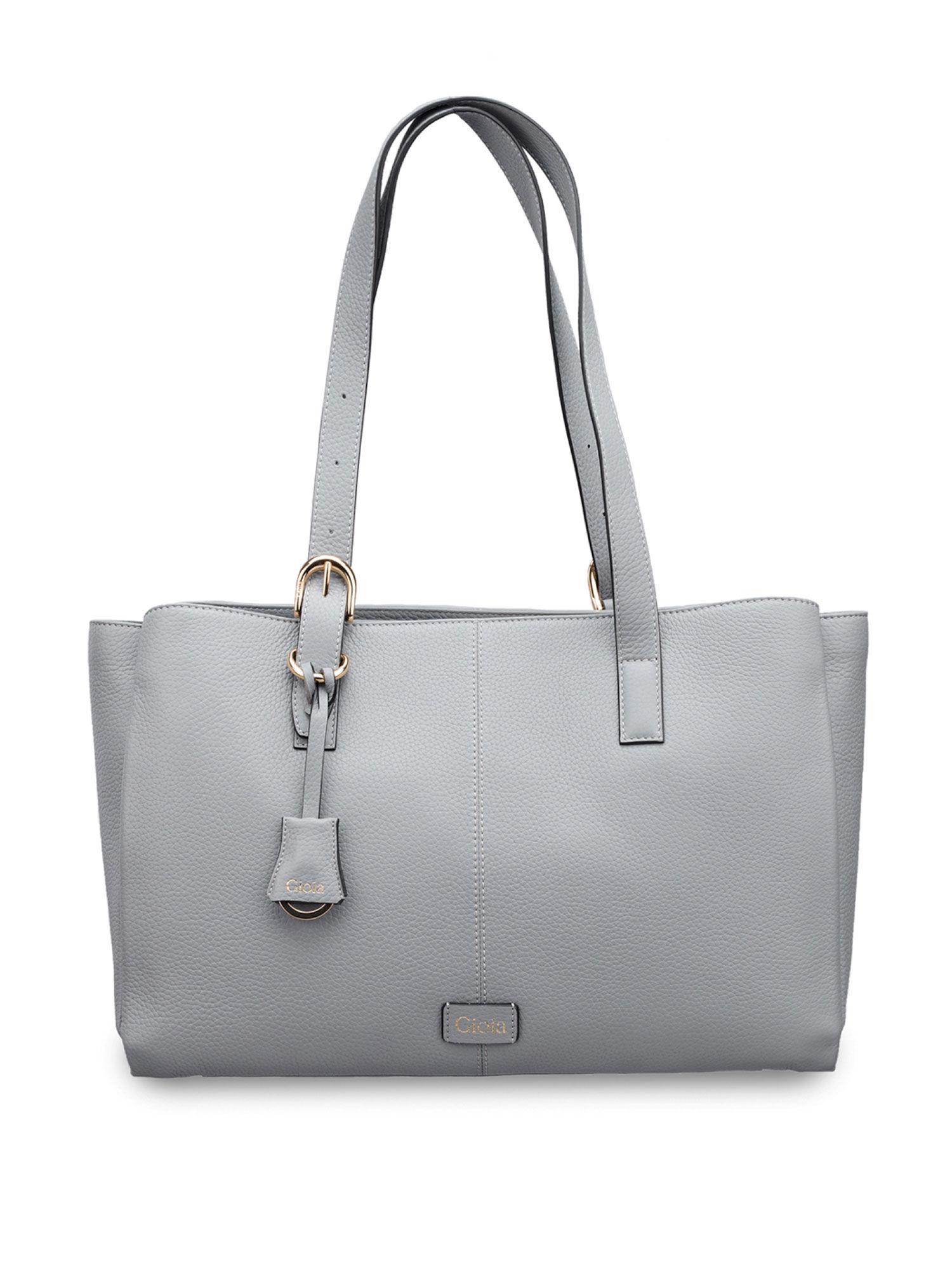 anna large tote-grey