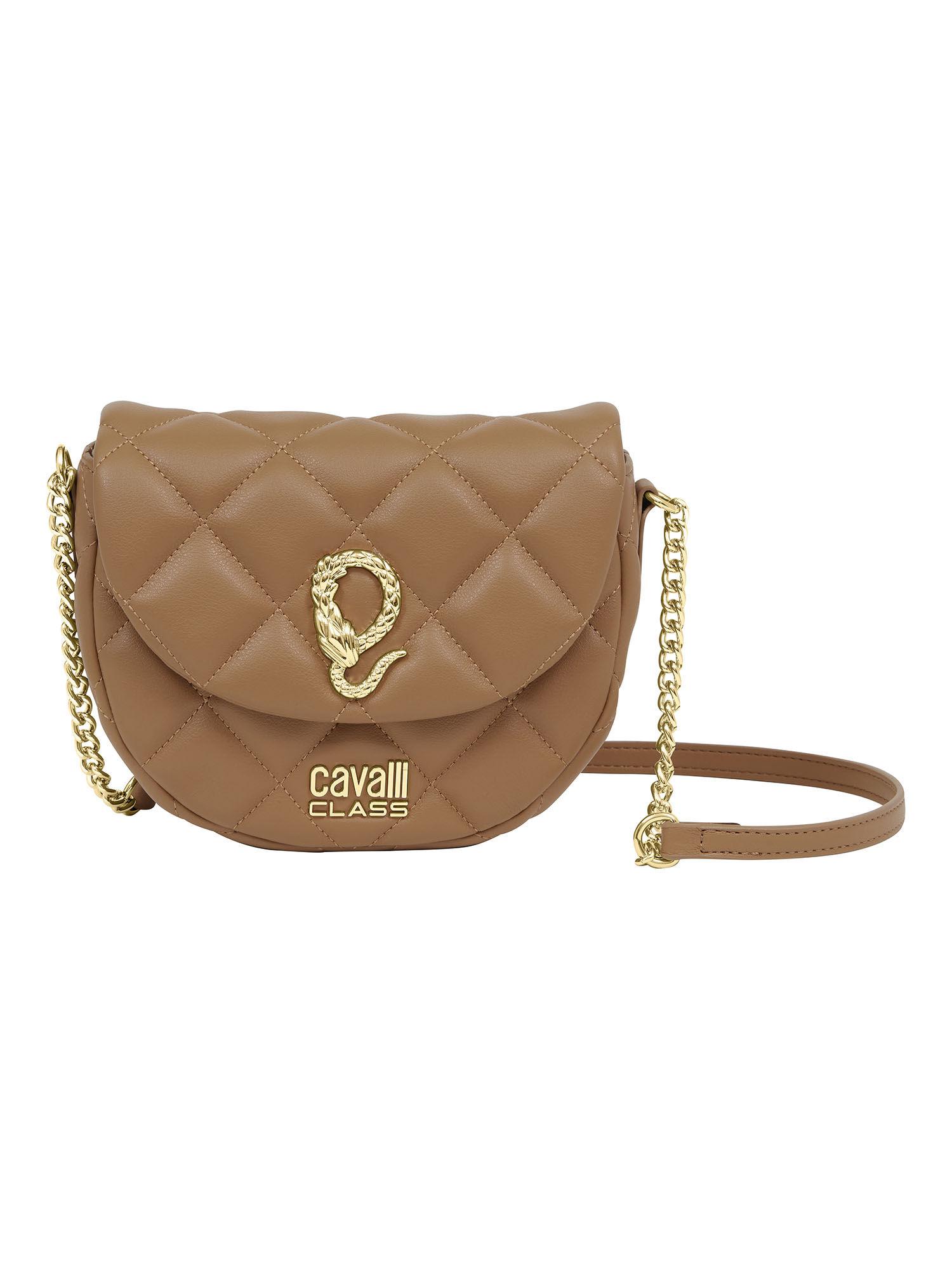anna synthetic leather crossbody beige
