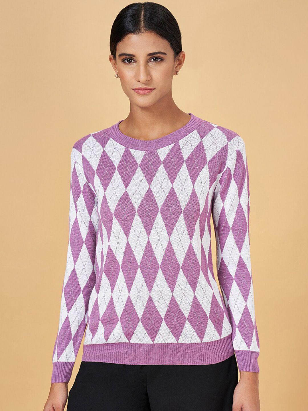 annabelle by pantaloons geometric pullover sweatshirt