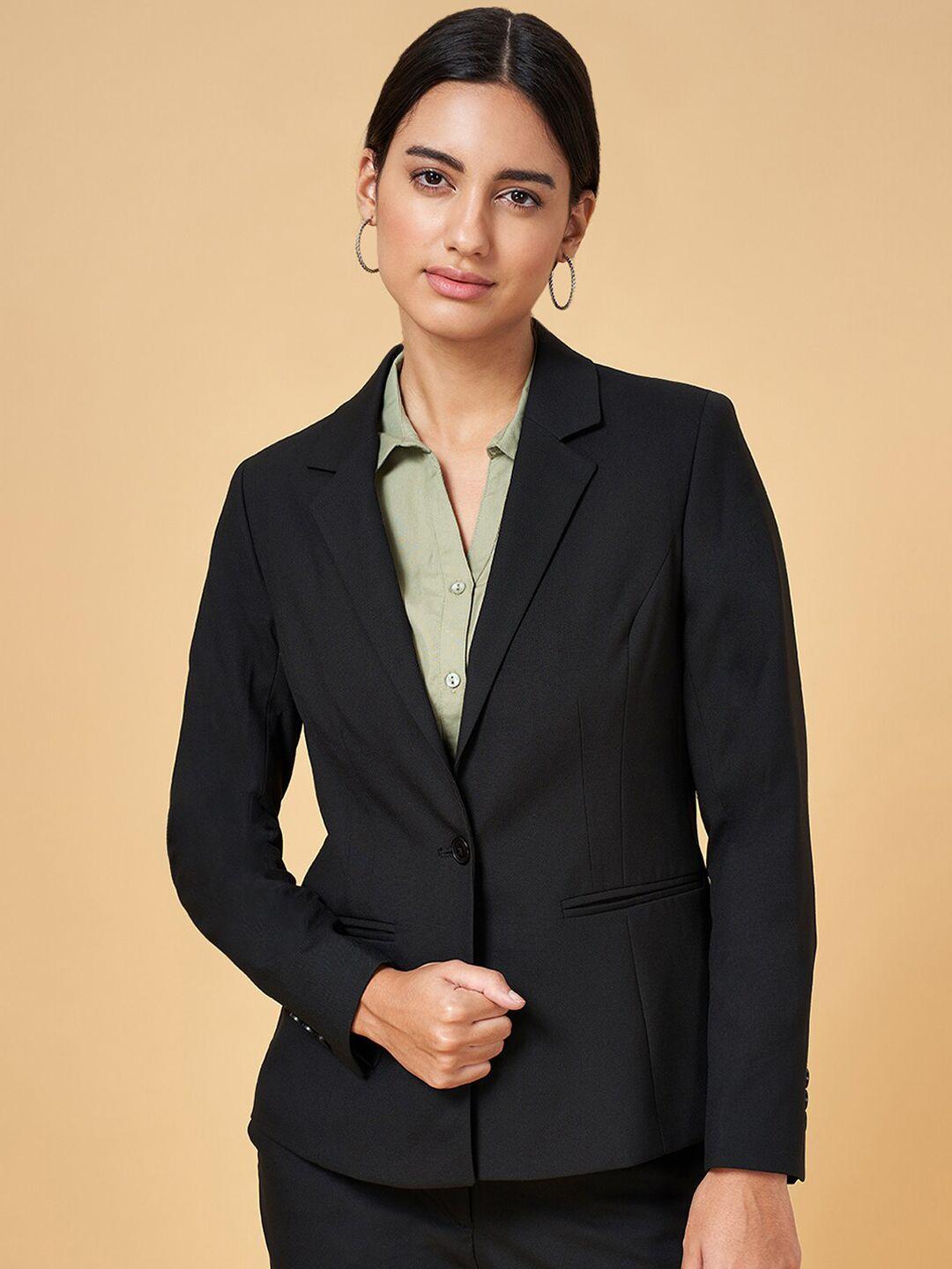 annabelle by pantaloons single-breasted formal blazer
