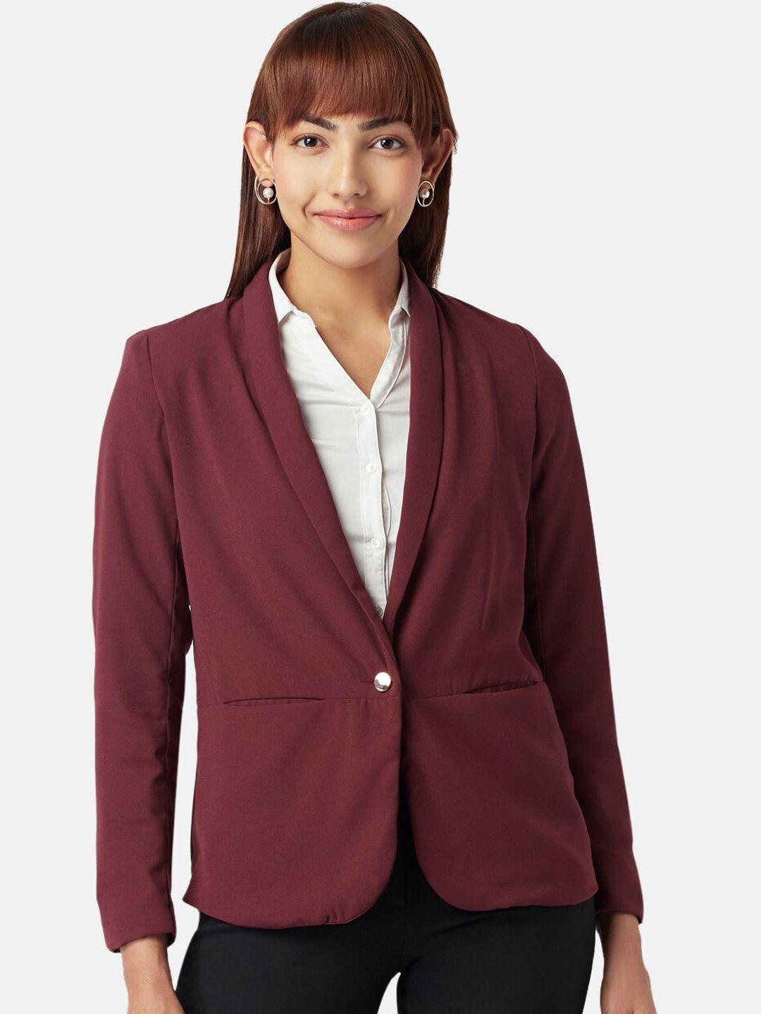 annabelle by pantaloons women single breasted formal blazer
