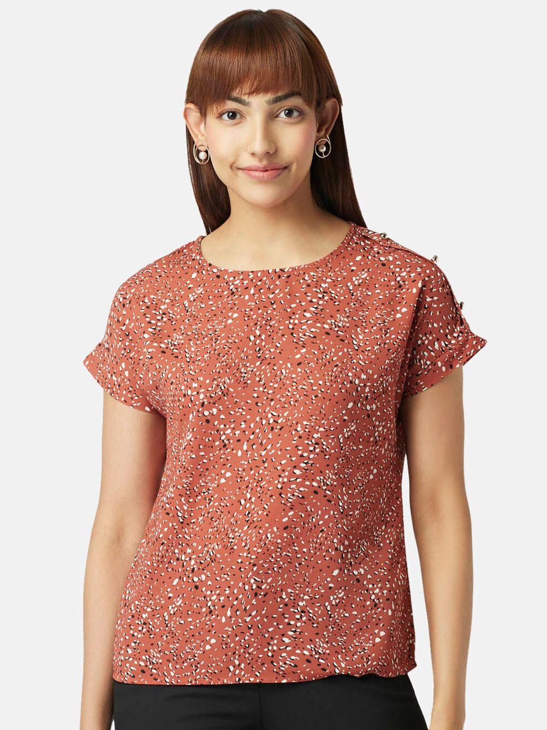 annabelle by pantaloons abstact printed top