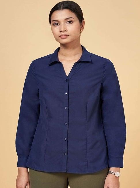 annabelle by pantaloons navy shirt