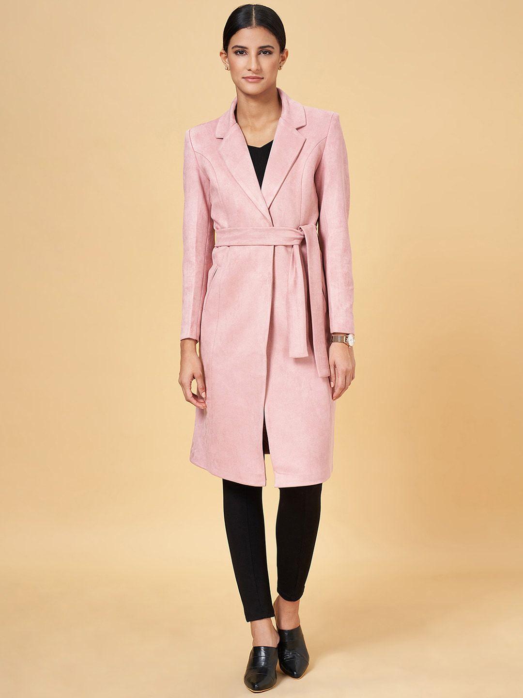 annabelle by pantaloons notched lapel collar wrap coat