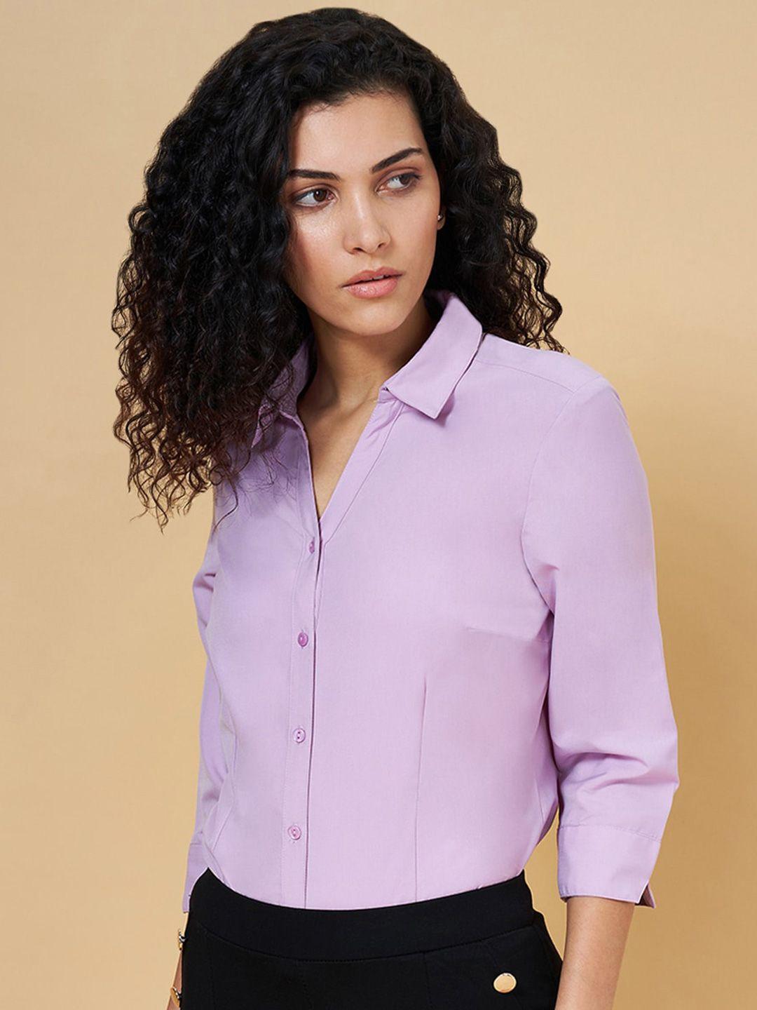 annabelle by pantaloons opaque formal shirt