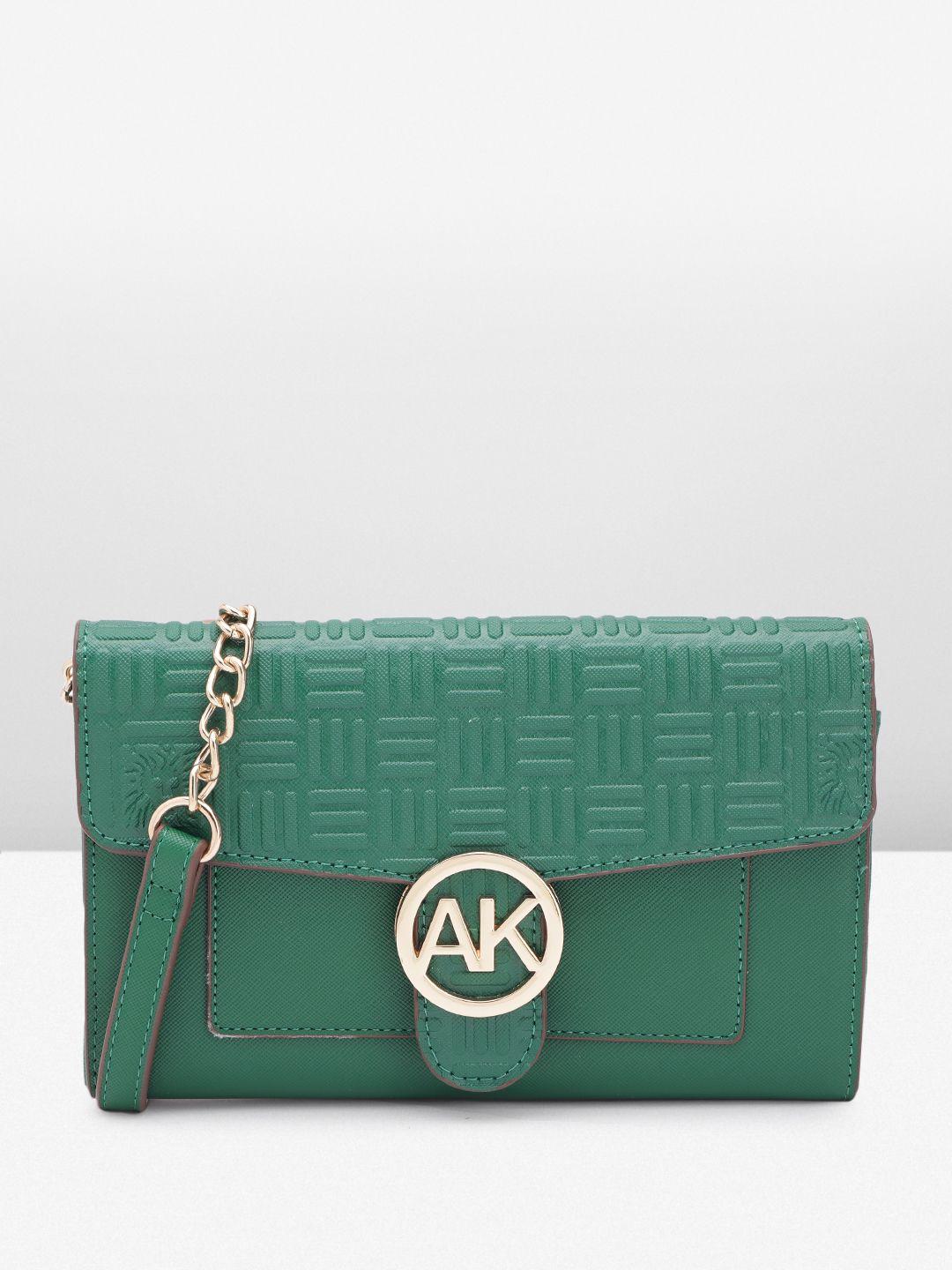 anne klein textured detail structured sling bag