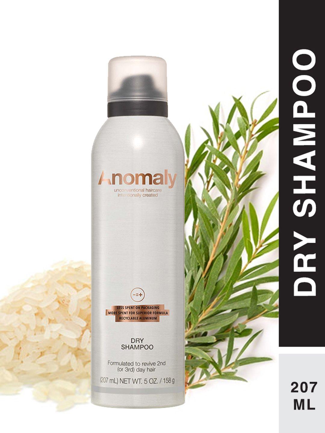 anomaly dry shampoo with rice starch & tea tree oil - 158 g