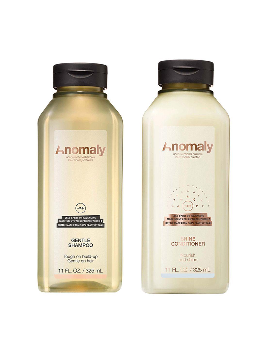 anomaly moisturising shampoo and conditioner kit - 325ml each