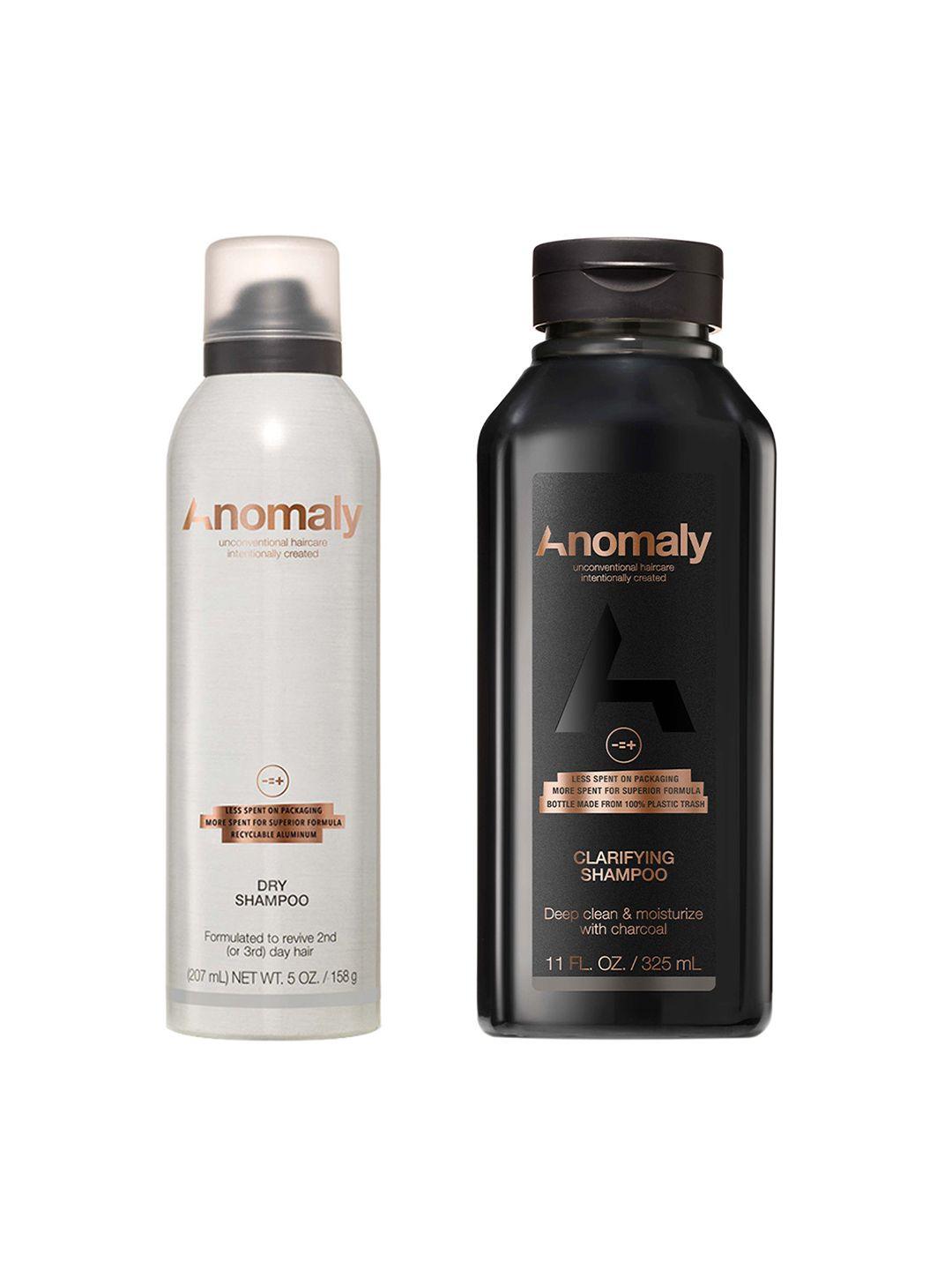 anomaly set of clarifying shampoo 325 ml + dry shampoo 158 ml