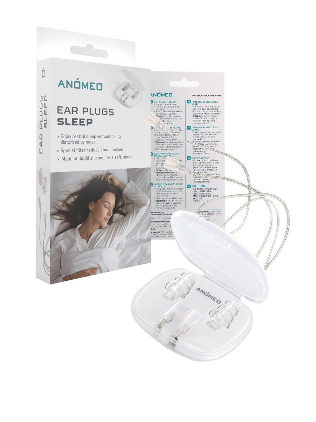 anomeo  set of 2 white ear plugs
