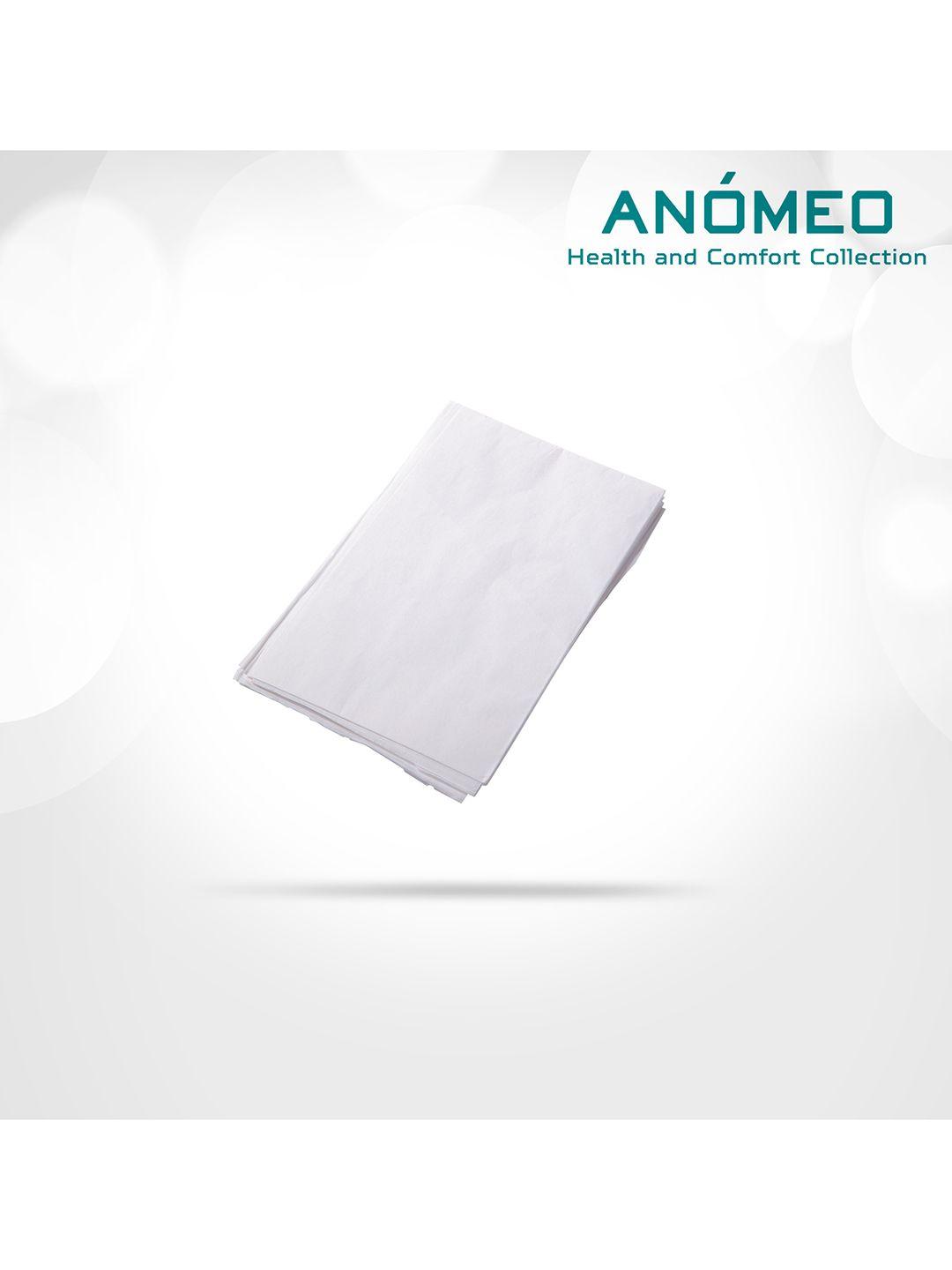 anomeo 10-pcs white solid toilet seat cover