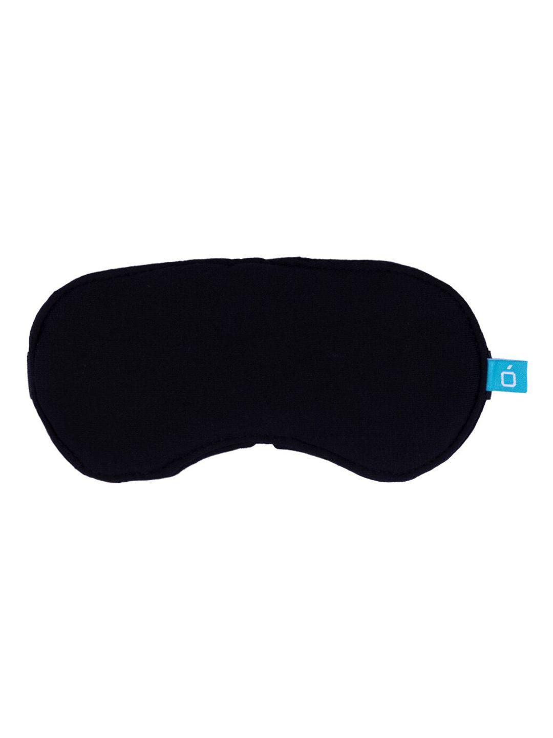 anomeo black solid padded eye mask