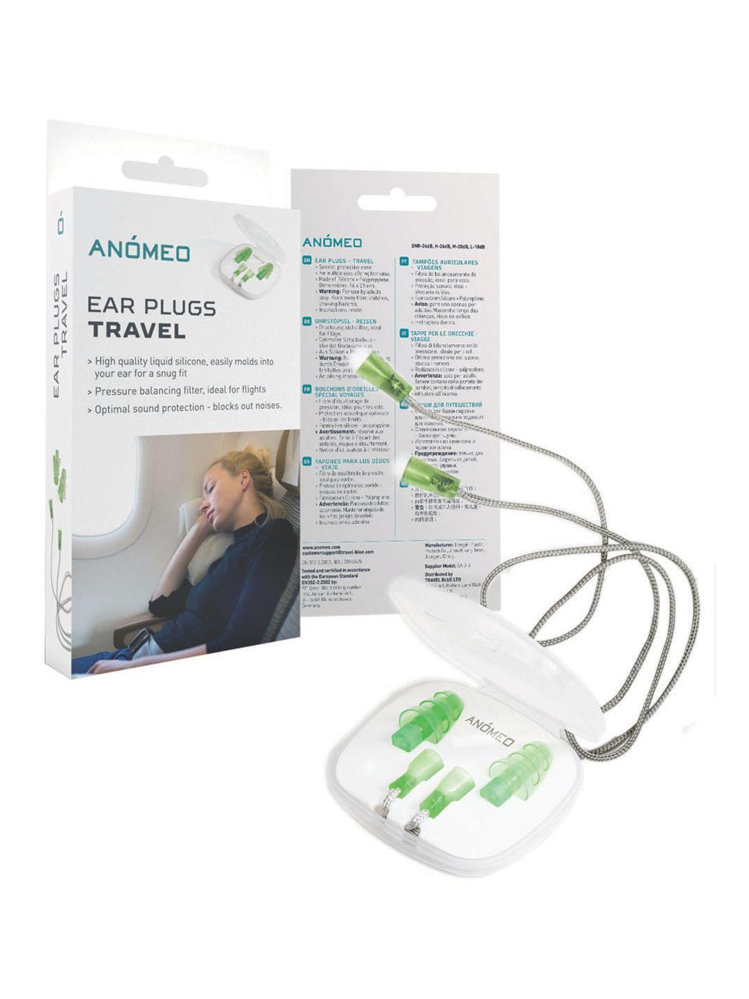 anomeo set of 2 green ear plugs