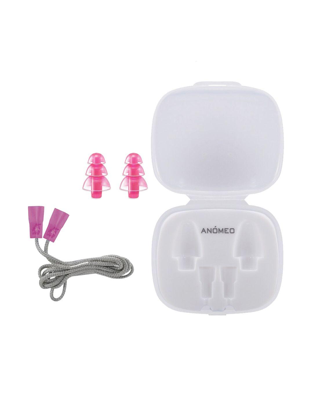 anomeo unisex ear plugs - music pink travel accessory