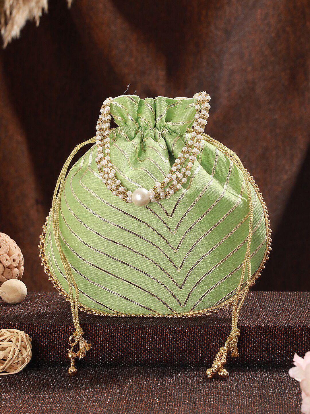 anouk embellished potli clutch