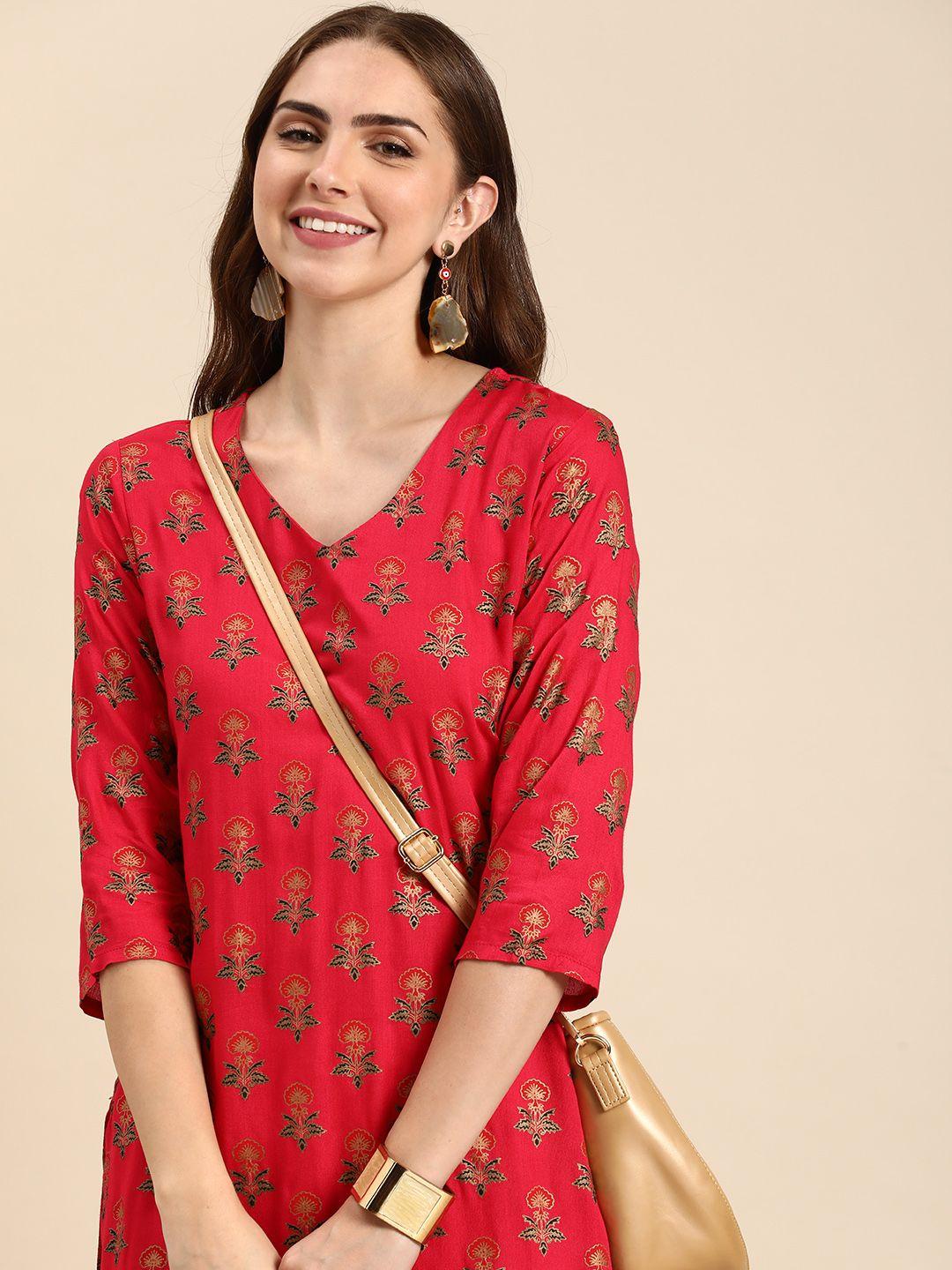 anouk ethnic motifs printed kurta