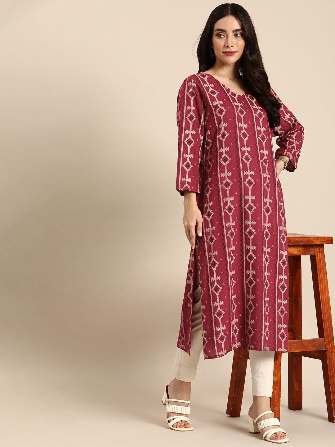 anouk ethnic motifs printed kurta