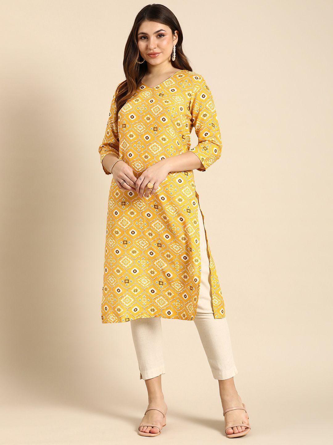 anouk ethnic motifs printed kurta