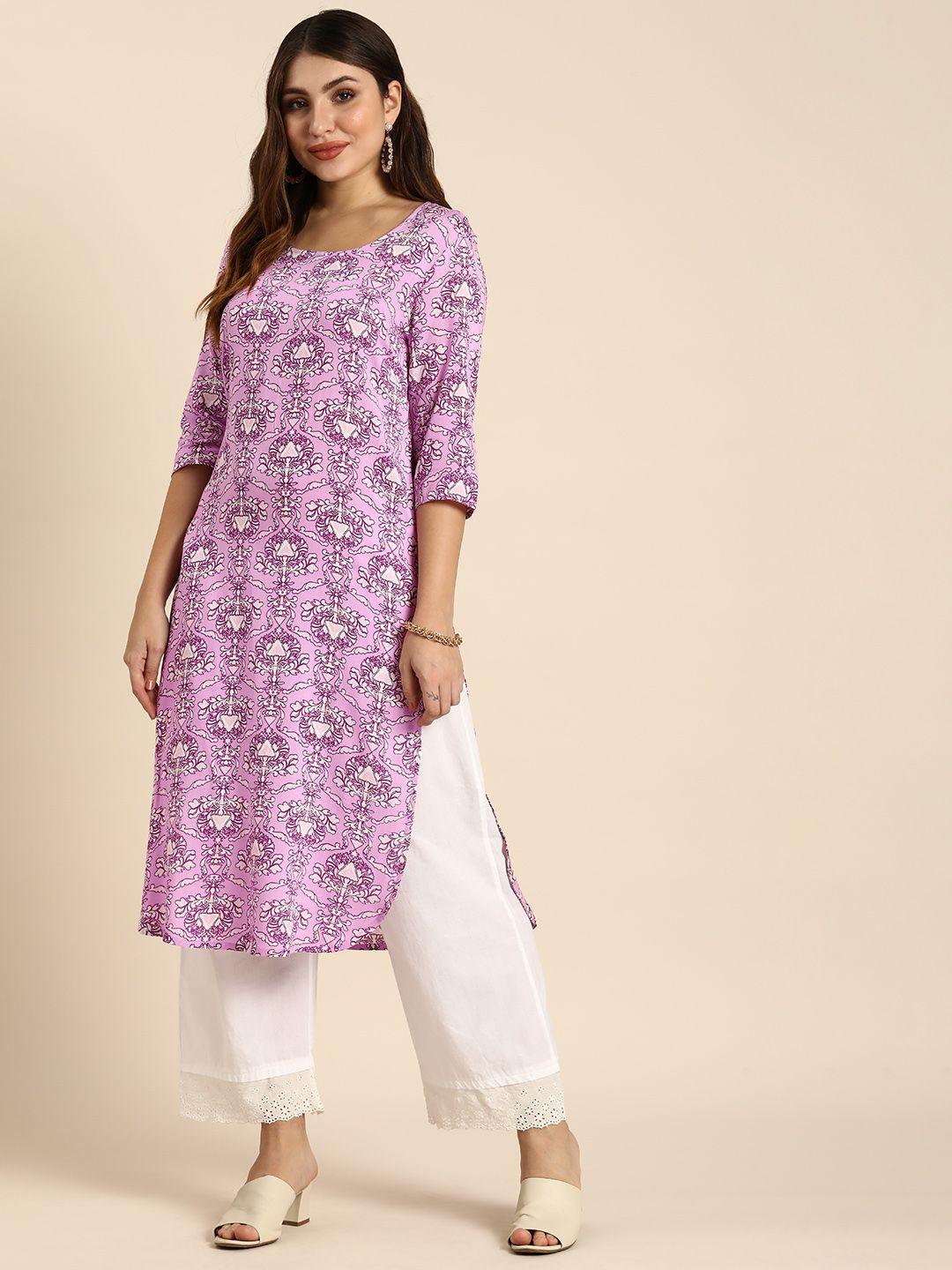 anouk ethnic motifs printed kurta