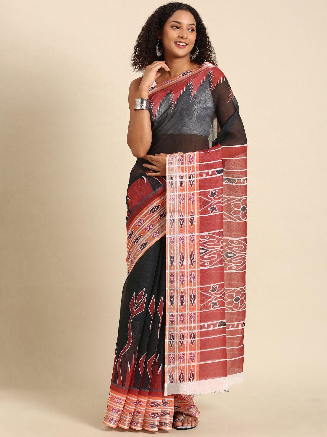 anouk ethnic motifs printed saree