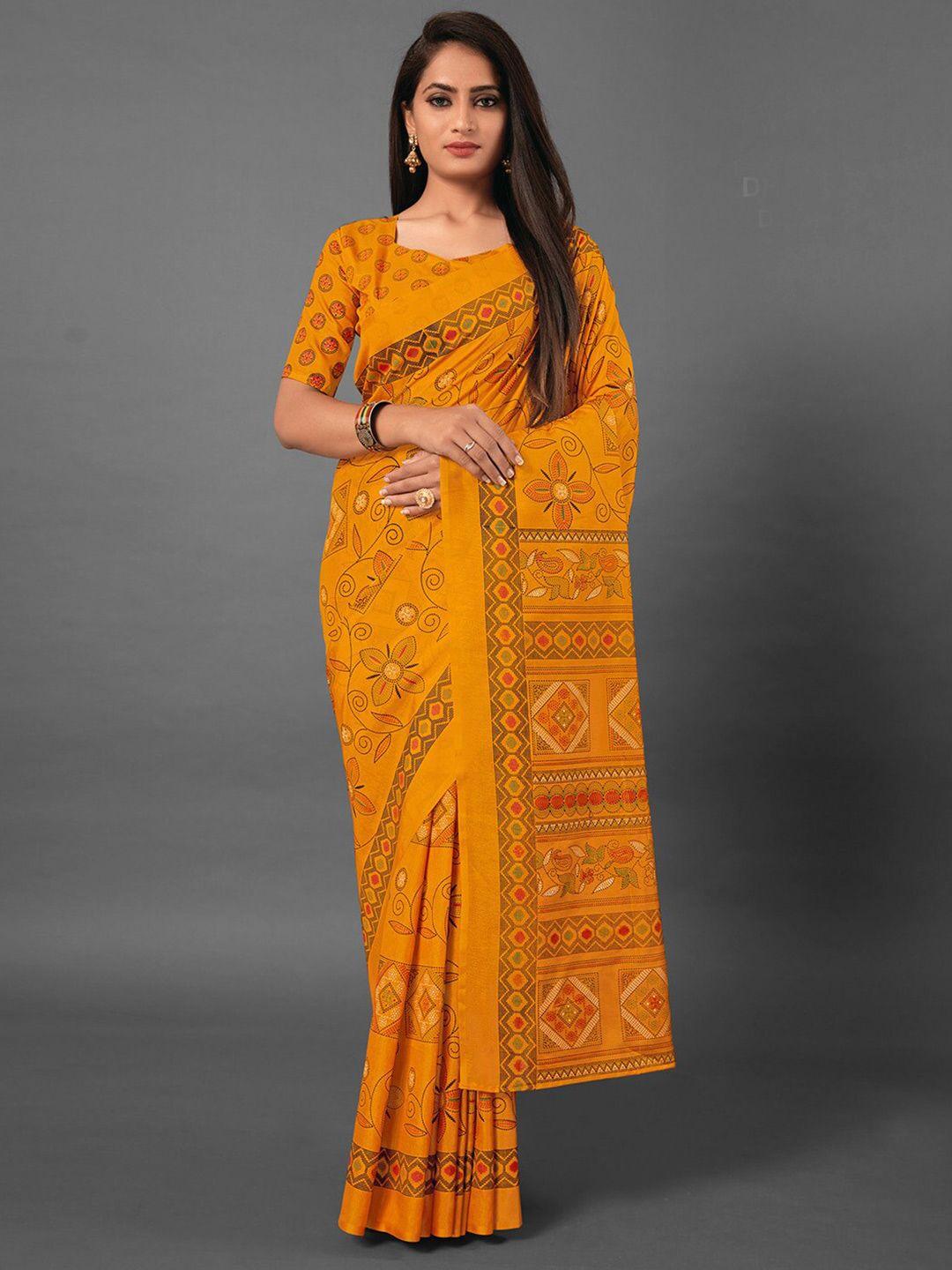 anouk ethnic motifs printed saree