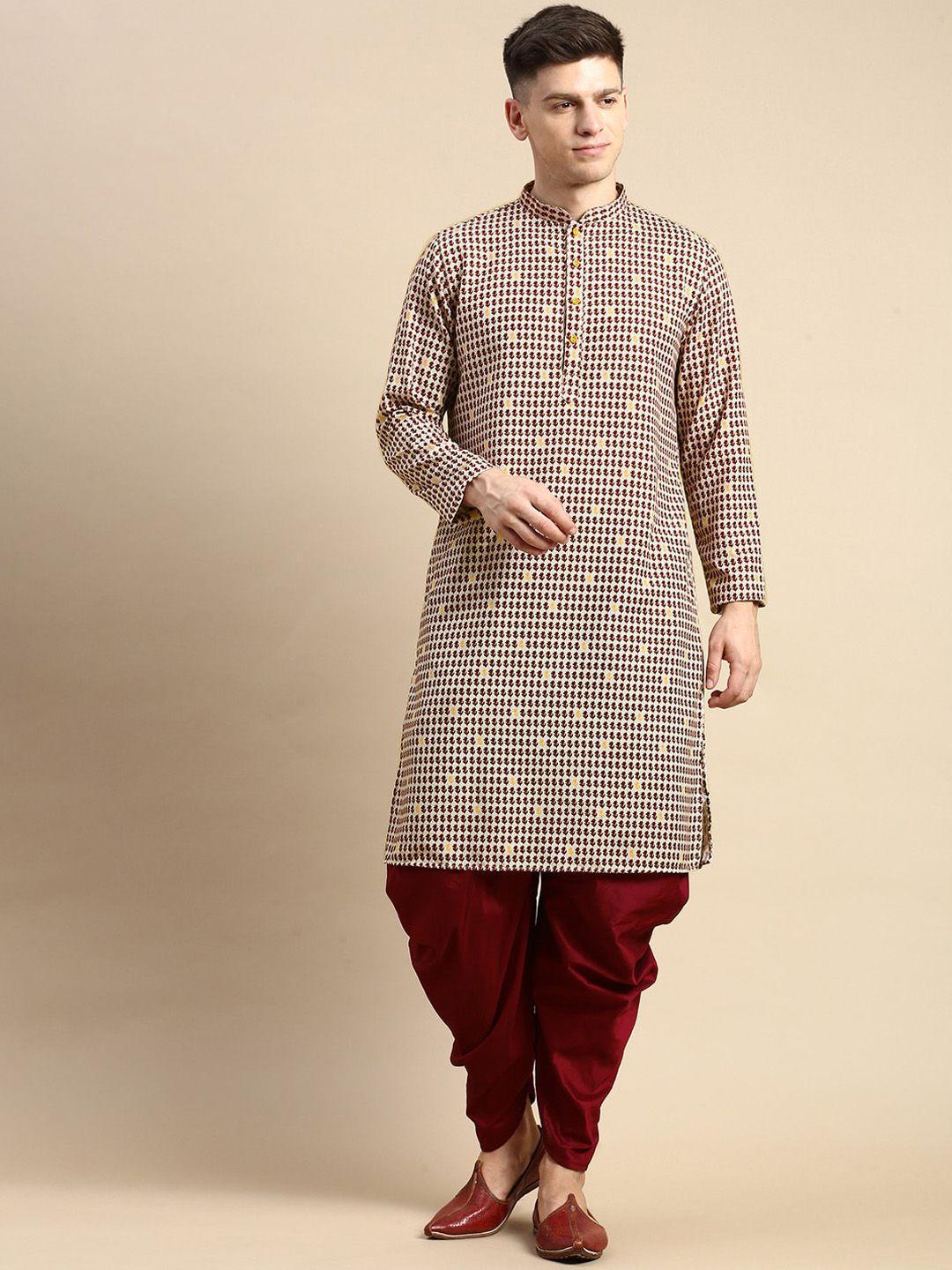 anouk ethnic motifs printed straight kurta